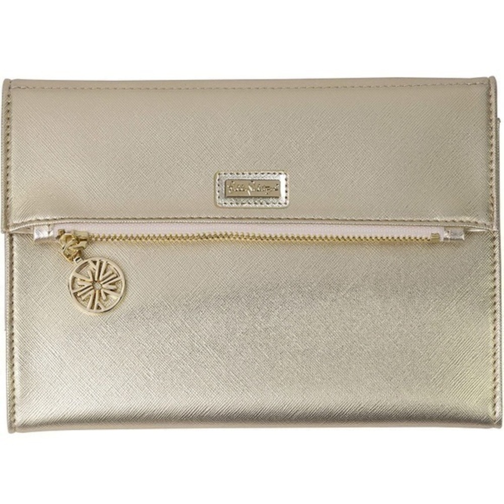 NWT Lilly Pulitzer Women's Vegan Leather Travel Wallet with Pocket Notepad